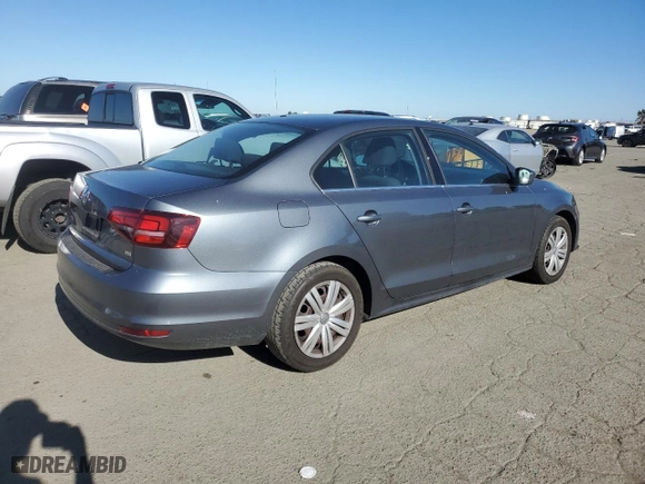 2017 Volkswagen Jetta 1.4T S with VIN 3VW2B7AJ0HM318239, listed as a Copart auction lot 88742995 with 87,828 mi miles and Salvage Title. Bid and sale history available at carsss.com. Image 3.