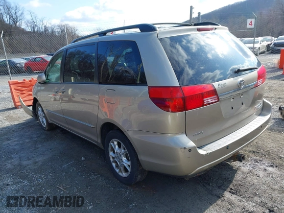 2005 Toyota Sienna XLE with VIN 5TDBA22C25S037614, listed as a IAAI auction lot 41391263 with 90,568 mi miles. Bid and sale history available at carsss.com. Image 3.