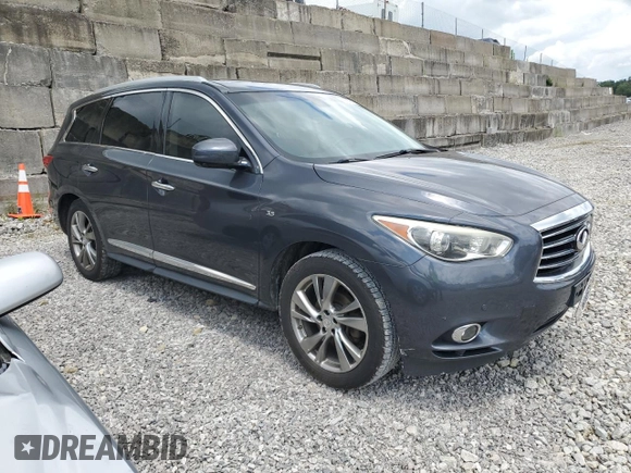 2014 Infiniti QX60 z VIN 5N1AL0MM5EC535531, wystawiony jako Copart lot #63933915 z przebiegiem 187 692 mil mil oraz Czysty tytuł • Clean title. Historia ofert i sprzedaży dostępna na DreamBid. Obrazek 4.