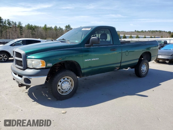 2004 Dodge Ram 2500 SLT with VIN 3D7KU26D24G156910, listed as a Copart auction lot 53980785 with 70,209 mi miles and Clean Title. Bid and sale history available at carsss.com. Image 1.