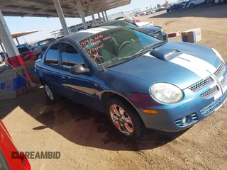 2003 Dodge Neon SXT with VIN 1B3ES56C63D175737, listed as a IAAI auction lot 41476366 with 119,600 mi miles. Bid and sale history available at carsss.com. Image 1.