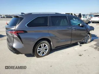 2021 Toyota Sienna Limited with VIN 5TDESKFC0MS030356, listed as a Copart auction lot 42554835 with 165,343 mi miles and Salvage Title. Bid and sale history available at DreamBid. Image 3.