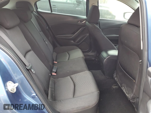 2017 Mazda 3 Sport with VIN 3MZBN1K75HM156082, listed as a Copart auction lot 76196434 with 43,578 mi miles and Salvage Title. Bid and sale history available at carsss.com. Image 10.