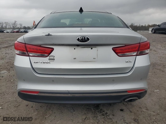 2017 Kia Optima EX with VIN 5XXGU4L37HG175386, listed as a Copart auction lot 50267725 with 31,405 mi miles and Salvage Title. Bid and sale history available at carsss.com. Image 6.