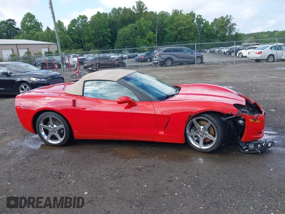 2008 Chevrolet Corvette with VIN 1G1YY36W185107235, listed as a IAAI auction lot 42454491 with 30,044 mi miles and . Bid and sale history available at DreamBid. Image 13.