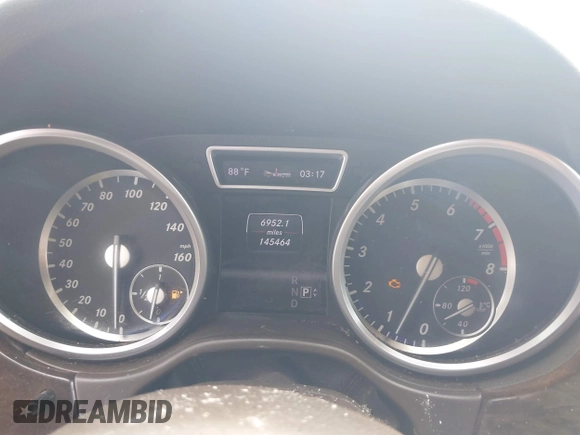 2013 Mercedes-Benz M ML 350 with VIN 4JGDA5HB4DA244103, listed as a IAAI auction lot 42106199 with 145,464 mi miles. Bid and sale history available at carsss.com. Image 7.