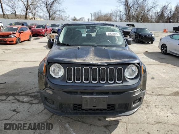 2015 Jeep Renegade Sport with VIN ZACCJBAT0FPB66962, listed as a Copart auction lot 49520865 with 110,151 mi miles and Salvage Title. Bid and sale history available at DreamBid. Image 5.