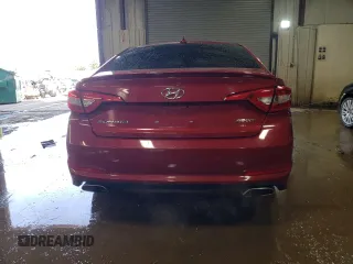 2017 Hyundai Sonata Sport with VIN 5NPE34AF5HH584093, listed as a Copart auction lot 48558775 with 54,950 mi miles and Salvage Title. Bid and sale history available at carsss.com. Image 6.