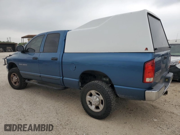 2003 Dodge 2500 ST with VIN 3D7KU28C73G797926, listed as a Copart auction lot 50938655 with 262,166 mi miles and Clean Title. Bid and sale history available at DreamBid. Image 2.