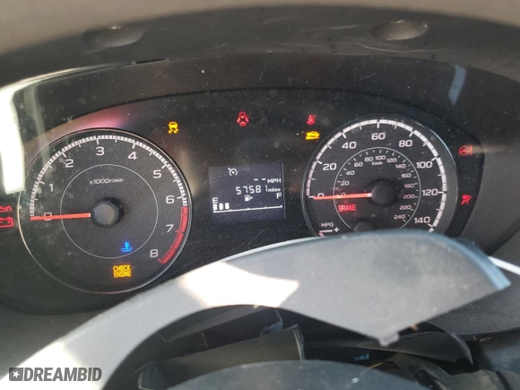 2018 Subaru Impreza with VIN 4S3GTAA65J1733770, listed as a Copart auction lot 86773214 with 57,581 mi miles and Salvage Title. Bid and sale history available at carsss.com. Image 9.