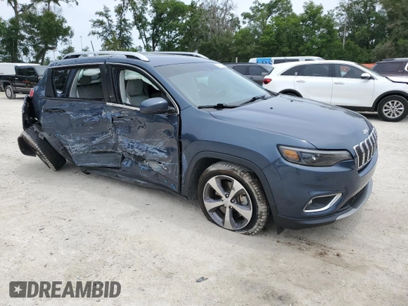 2019 Jeep Cherokee Limited with VIN 1C4PJLDX9KD470978, listed as a Copart auction lot 55877405 with 89,408 mi miles and Non repairable. Bid and sale history available at DreamBid. Image 4.