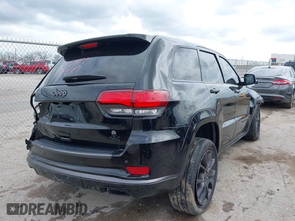 2020 Jeep Grand Cherokee Overland with VIN 1C4RJFCG8LC431009, listed as a IAAI auction lot 41915189 with 58,669 mi miles and . Bid and sale history available at DreamBid. Image 4.