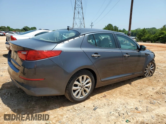 2015 Kia Optima LX z VIN KNAGM4A70F5619499, wystawiony jako Copart lot #60094465 z przebiegiem 169 373 mil mil oraz Szkoda całkowita • Salvage title. Historia ofert i sprzedaży dostępna na DreamBid. Obrazek 3.