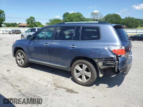 2012 Toyota Highlander Limited with VIN 5TDDK3EH4CS128884, listed as a Copart auction lot 57292665 with 237,093 mi miles and Salvage title. Bid and sale history available at DreamBid. Image 2.
