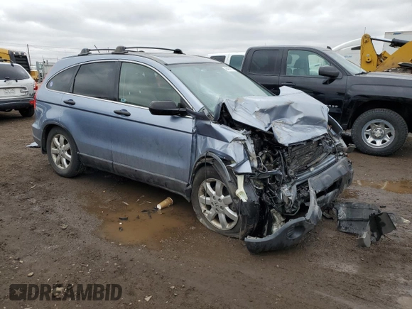 2008 Honda CR-V EX with VIN JHLRE48598C007753, listed as a Copart auction lot 48433655 with 180,032 mi miles and Salvage Title. Bid and sale history available at DreamBid. Image 4.