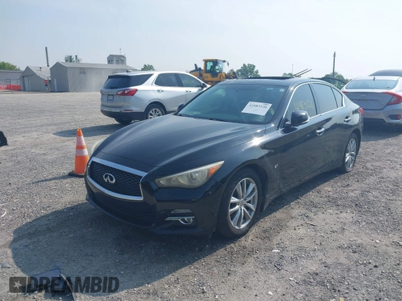 2015 Infiniti Q50 Premium z VIN JN1BV7AR6FM419099, wystawiony jako IAAI lot #42483126 z przebiegiem 100 960 mil mil oraz . Historia ofert i sprzedaży dostępna na DreamBid. Obrazek 19.