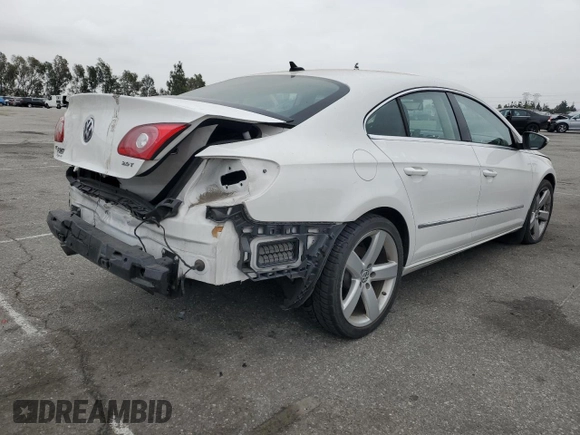 2012 Volkswagen CC Lux PZEV with VIN WVWHP7AN3CE502722, listed as a Copart auction lot 53119725 with 77,821 mi miles and Salvage Title. Bid and sale history available at carsss.com. Image 3.