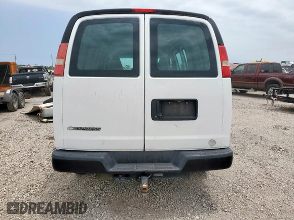 2017 Chevrolet Express Cargo with VIN 1GCWGAFFXH1293421, listed as a Copart auction lot 57913355 with 410,541 mi miles and Clean title. Bid and sale history available at DreamBid. Image 6.
