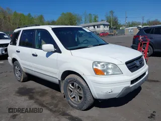 2005 Honda Pilot EX-L z VIN 5FNYF18595B054445, wystawiony jako IAAI lot #42135130 z przebiegiem 288 799 mil mil oraz . Historia ofert i sprzedaży dostępna na DreamBid. Obrazek 1.