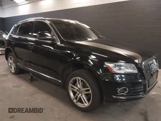2014 Audi Q5 Premium Plus with VIN WA1LFAFP8EA016383, listed as a IAAI auction lot 36877703 with 127,020 mi miles. Bid and sale history available at carsss.com. Image 1.