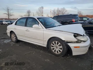 2003 Hyundai Sonata GLS with VIN KMHWF35HX3A756776, listed as a Copart auction lot 86134954 with 100,605 mi miles and Salvage Title. Bid and sale history available at carsss.com. Image 4.