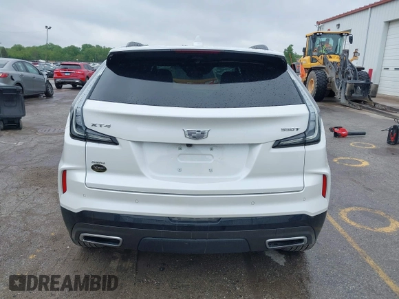 2024 Cadillac XT4 AWD Sport with VIN 1GYFZFR40RF223782, listed as a IAAI auction lot 42295745 with 7,254 mi miles and . Bid and sale history available at DreamBid. Image 17.