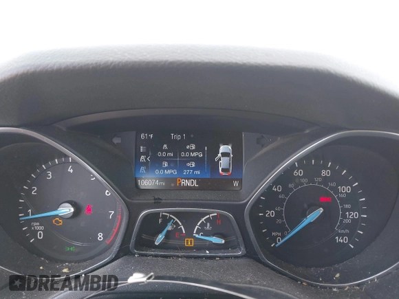2017 Ford Focus SE with VIN 1FADP3F2XHL304413, listed as a IAAI auction lot 41939334 with 106,074 mi miles and . Bid and sale history available at DreamBid. Image 7.