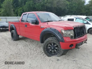 2009 Ford F-150 XL with VIN 1FTPX14V29FA13509, listed as a Copart auction lot 57792265 with 229,312 mi miles and Salvage title. Bid and sale history available at DreamBid. Image 4.