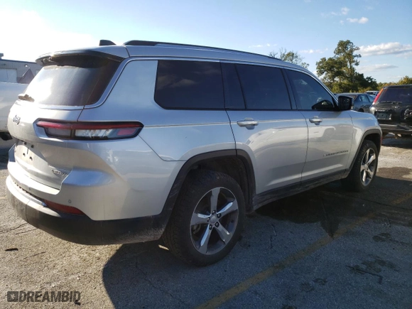 2021 Jeep Grand Cherokee L Limited with VIN 1C4RJKBG0M8116218, listed as a Copart auction lot 72444723 with 59,424 mi miles and Salvage Title. Bid and sale history available at carsss.com. Image 3.