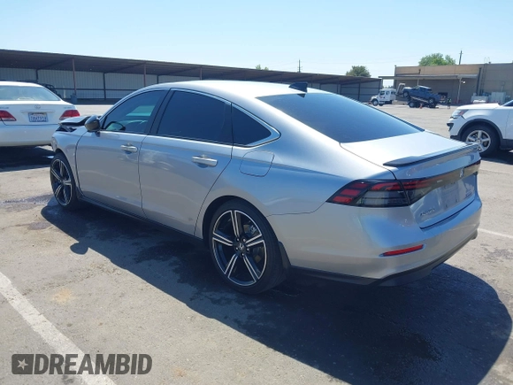 2023 Honda Accord Sport with VIN 1HGCY2F52PA045841, listed as a IAAI auction lot 42224595 with 25,549 mi miles and . Bid and sale history available at DreamBid. Image 3.