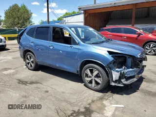 2020 Subaru Forester Touring with VIN JF2SKAXC9LH452951, listed as a Copart auction lot 56428495 with 12,390 mi miles and Salvage title. Bid and sale history available at DreamBid. Image 4.