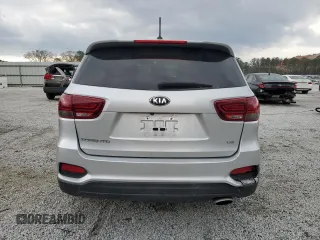 2020 Kia Sorento LX V6 with VIN 5XYPGDA55LG613113, listed as a Copart auction lot 43574995 with 106,949 mi miles and Salvage Title. Bid and sale history available at carsss.com. Image 6.