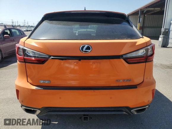 2017 Lexus RX 350 with VIN 2T2ZZMCA5HC051046, listed as a Copart auction lot 49676675 with 62,433 mi miles and Salvage title. Bid and sale history available at DreamBid. Image 6.