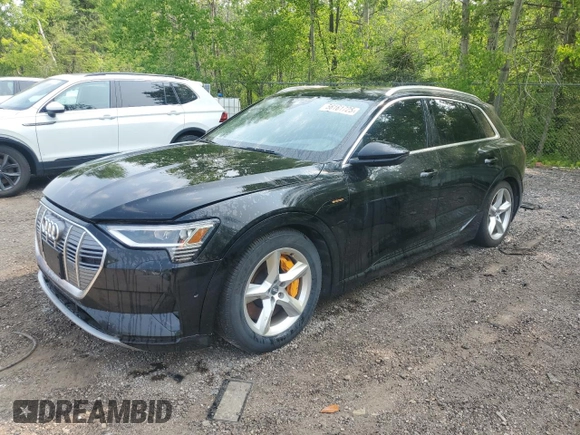 2019 Audi e-tron Prestige with VIN WA1VAAGE8KB008858, listed as a Copart auction lot 56161725 with 123,111 mi miles and Clean title. Bid and sale history available at DreamBid. Image 1.
