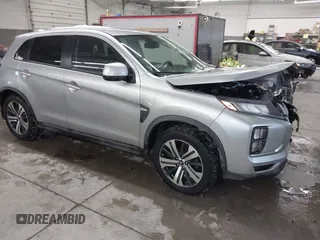 2022 Mitsubishi Outlander Sport ES with VIN JA4ARUAU8NU009719, listed as a IAAI auction lot 41272407 with 70,436 mi miles. Bid and sale history available at carsss.com. Image 1.