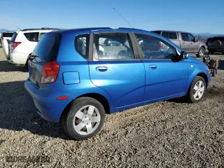 2007 Chevrolet Aveo LS with VIN KL1TD66647B789419, listed as a Copart auction lot 87662995 with NaN miles and Salvage Title. Bid and sale history available at carsss.com. Image 3.