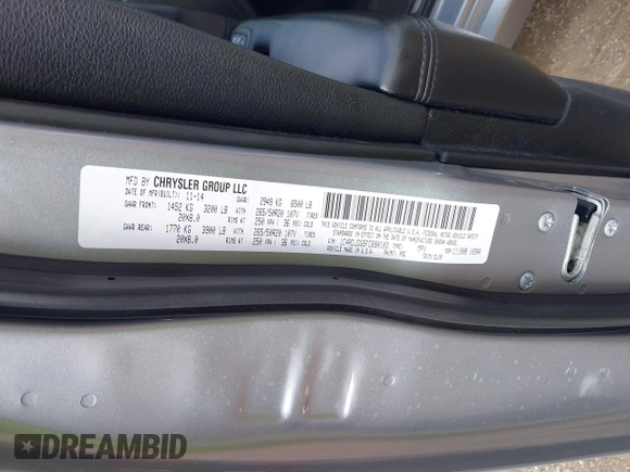 2015 Dodge Durango Limited with VIN 1C4RDJDG5FC690103, listed as a IAAI auction lot 42029490 with 83,954 mi miles and . Bid and sale history available at DreamBid. Image 9.