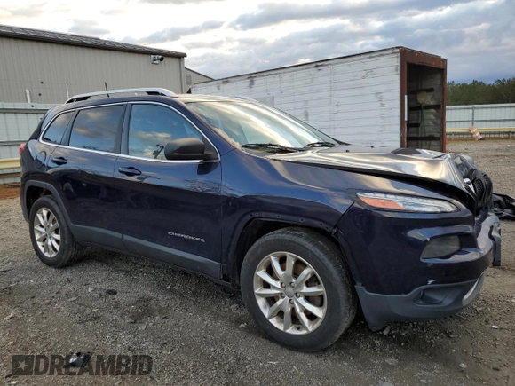 2016 Jeep Cherokee Limited with VIN 1C4PJMDB1GW240079, listed as a Copart auction lot 49233105 with 195,374 mi miles and Salvage Title. Bid and sale history available at carsss.com. Image 4.