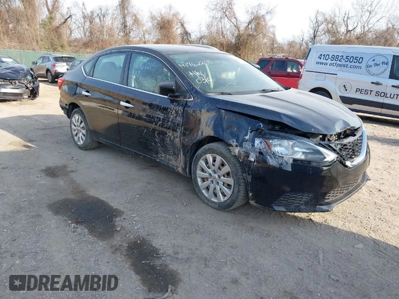 2019 Nissan Sentra SV with VIN 3N1AB7AP5KY349220, listed as a IAAI auction lot 41762205 with 69,424 mi miles. Bid and sale history available at carsss.com. Image 1.
