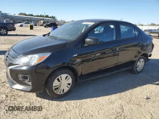 2024 Mitsubishi Mirage G4 ES with VIN ML32FUFJ7RHF05729, listed as a Copart auction lot 89132315 with 6,664 mi miles and Salvage Title. Bid and sale history available at carsss.com. Image 1.