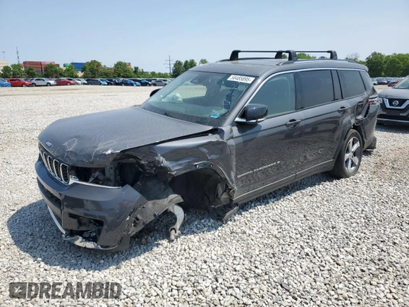2021 Jeep Grand Cherokee Limited with VIN 1C4RJKBG8M8142288, listed as a Copart auction lot 58485895 with 39,137 mi miles and Salvage title. Bid and sale history available at DreamBid. Image 1.