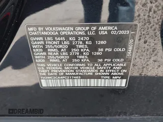 2023 Volkswagen Atlas SE with VIN 1V2WC2CA4PC217463, listed as a IAAI auction lot 41996379 with 13,578 mi miles and . Bid and sale history available at DreamBid. Image 9.