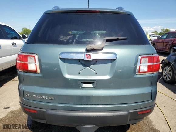 2009 Saturn Outlook XE with VIN 5GZER13D19J109802, listed as a Copart auction lot 58628354 with 112,847 mi miles and Salvage Title. Bid and sale history available at carsss.com. Image 6.
