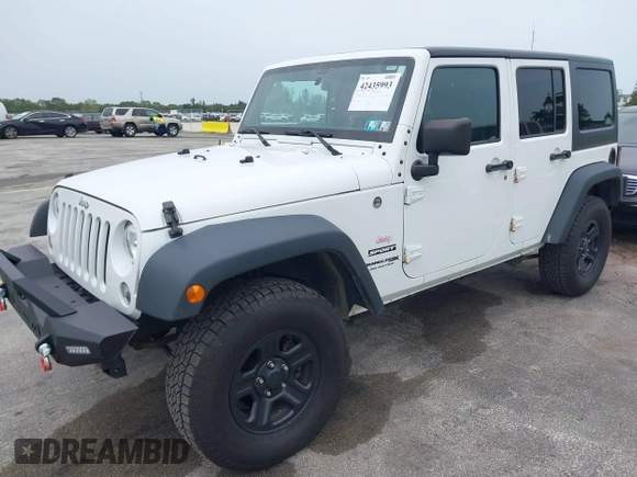 2018 Jeep Wrangler Unlimited Sport S with VIN 1C4BJWDG7JL895132, listed as a IAAI auction lot 42435993 with 71,394 mi miles and . Bid and sale history available at DreamBid. Image 17.