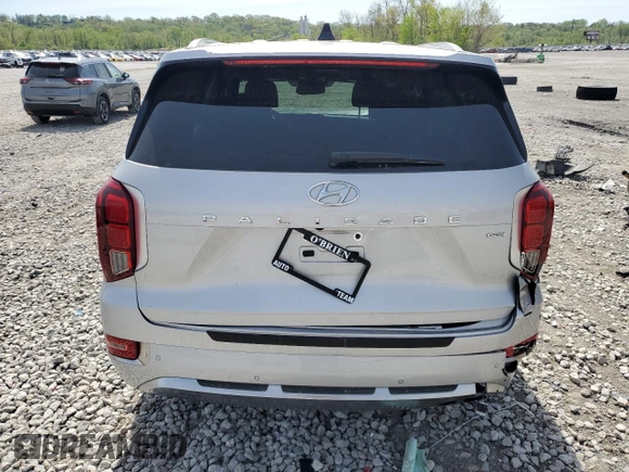 2022 Hyundai Palisade Calligraphy z VIN KM8R7DHE0NU421478, wystawiony jako Copart lot #54158845 z przebiegiem 40 796 mil mil oraz Szkoda całkowita • Salvage title. Historia ofert i sprzedaży dostępna na DreamBid. Obrazek 6.