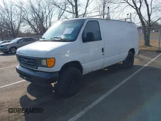 2005 Ford Econoline Cargo with VIN 1FTNE24LX5HA61971, listed as a IAAI auction lot 41748726 with Not Provided miles. Bid and sale history available at carsss.com. Image 2.