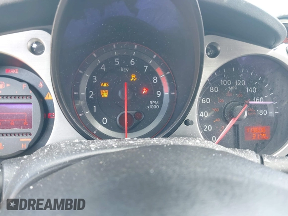 2017 Nissan 370Z with VIN JN1AZ4EH5HM954458, listed as a IAAI auction lot 41629907 with 113,606 mi miles. Bid and sale history available at carsss.com. Image 7.