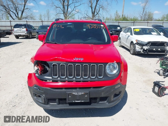 2018 Jeep Renegade Latitude with VIN ZACCJBBB7JPH12067, listed as a IAAI auction lot 42050297 with 103,916 mi miles and . Bid and sale history available at carsss.com. Image 13.