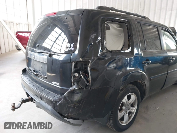 2013 Honda Pilot EX-L with VIN 5FNYF4H54DB014273, listed as a IAAI auction lot 41822365 with Not Provided miles and . Bid and sale history available at DreamBid. Image 12.