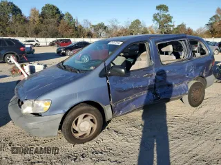 2000 Toyota Sienna CE with VIN 4T3ZF19C5YU286430, listed as a Copart auction lot 83337344 with 0 mi miles and Clean Title. Bid and sale history available at carsss.com. Image 1.